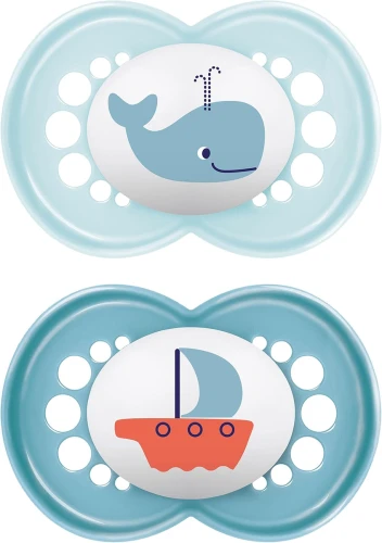 MAM ORIGINAL sucette apaisante x2 6-16 mois SILICONE