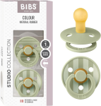 BIBS COLOUR STUDIO sucettes apaisantes 2pack caoutchouc 0-6mois