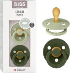 BIBS COLOUR sucettes apaisantes 2pack caoutchouc 0-6mois SYMÉTRIQUES