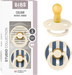 BIBS COLOUR STUDIO sucettes apaisantes 2pack caoutchouc 6-18mois