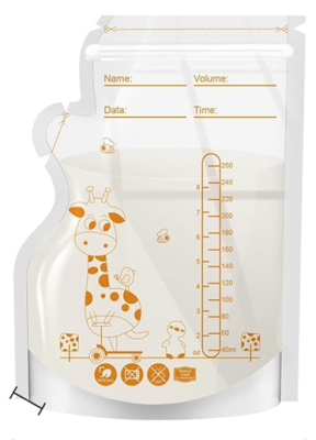 MOMCOZY Sacs de Conservation du Lait Maternel 60pcs 250ml