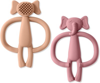 VICLOON anneau de dentition en silicone x2 3mois+ SANS BPA