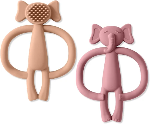 VICLOON anneau de dentition en silicone x2 3mois+ SANS BPA