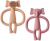 VICLOON anneau de dentition en silicone x2 3mois+ SANS BPA