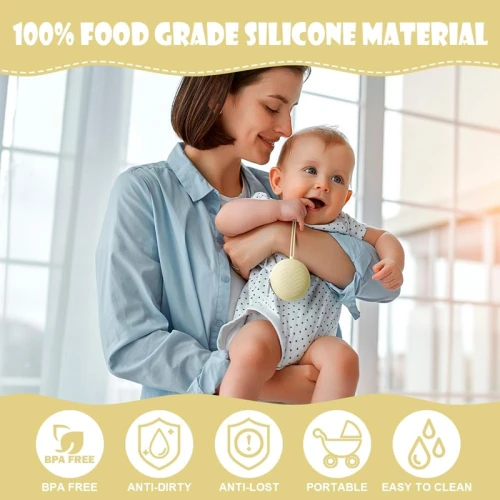 AOLSO étui en silicone pour tétine
