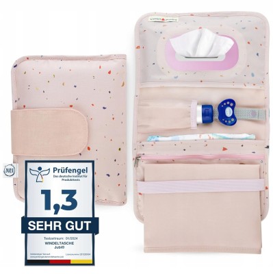 JUBI organiseur pour couches lingettes + matelas à langer