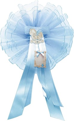 MARELI noeud de naissance pour bébé 32 cm céramique tulle satin