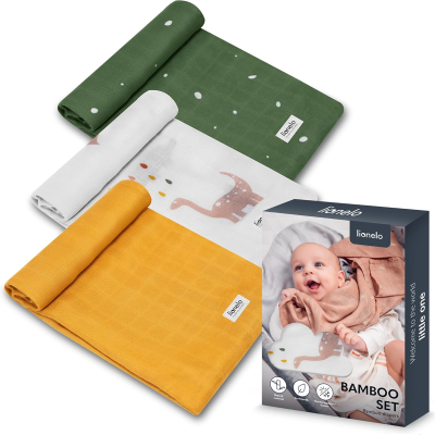 LIONELO lange en bambou 70x70 x3