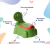 SUPER BEBE pot avec insert amovible et couvercle dinosaure