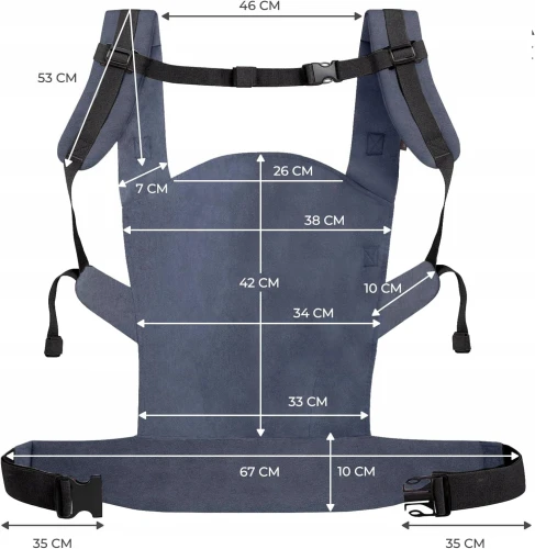 KINDERKRAFT NINO CONFETTI porte-bébé ergonomique