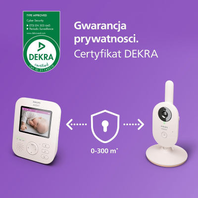 PHILIPS AVENT SCD881/26 babyphone électronique 2,8in vision nocturne berceuses