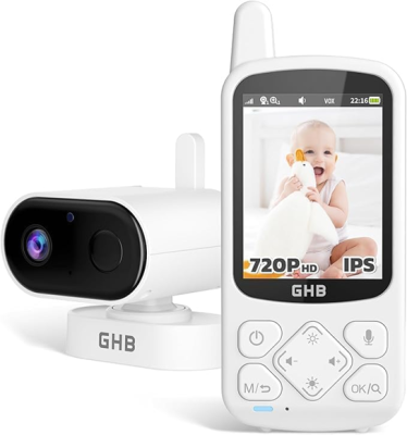 GHB ABM800 babyphone numérique électronique 2,8" LCD