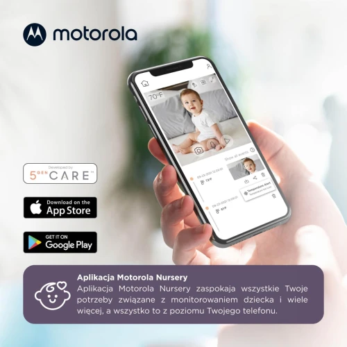 MOTOROLA PIP1000 Connect caméra bébé électronique HD télécommandée