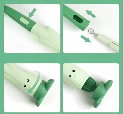 VICLOON 3-en-1 brosses en silicone pour le nettoyage des biberons, tétines et pailles 28cm