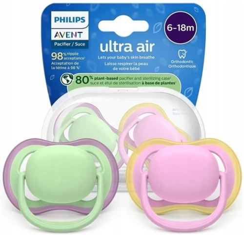 PHILIPS AVENT Ultra Air sucettes x 2 6-18 mois