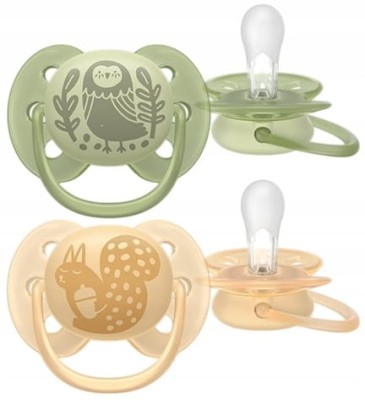 PHILIPS AVENT Ultra Soft Forest Friends sucettes x 2 6-18mois