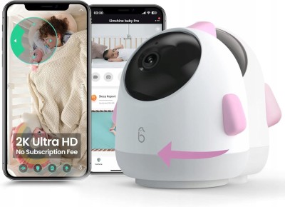 SIMSHINE Baby Pro caméra babyphone électronique 2K FHD + mât