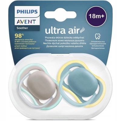 PHILIPS AVENT Ultra Air sucettes x 2 18mois+