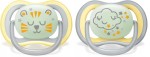 PHILIPS AVENT Ultra Air Night sucettes x 2 18m+ brillent dans le noir