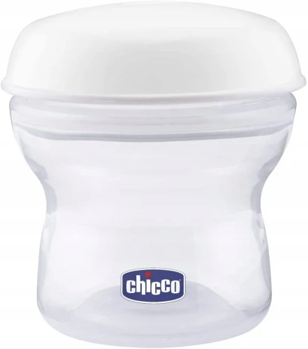 CHICCO récipients à lait 4 x 150 ml + tétine avec couvercle