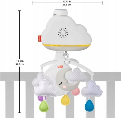 FISHER PRICE mobile avec capteur de bruit, veilleuse
