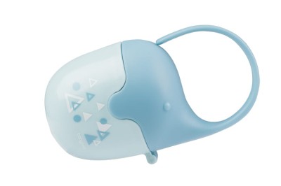 529/02 PORTE-SUCETTE ÉLÉPHANT BLEU BabyOno