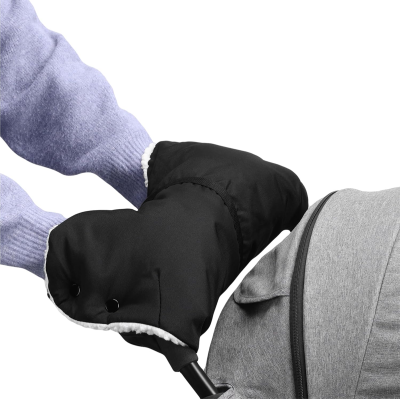 NAVARIS moufles pour poussette avec doublure polaire imperméable