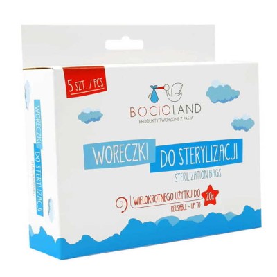 BOCIOLAND woreczki do sterylizacji mikrofalowej 5szt
