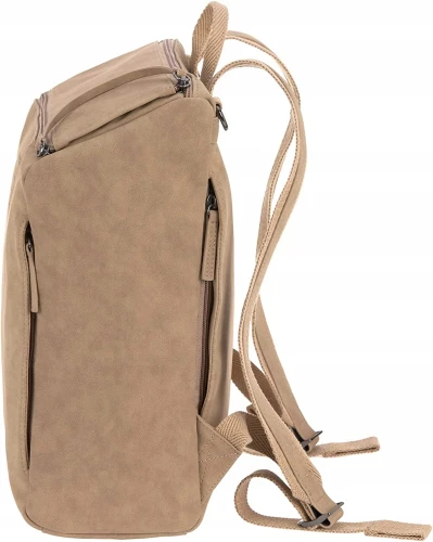 LASSIG sac à dos pour accessoires TENDER vegan + matelas à langer crochets