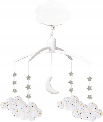 TROUSSELIER Mobile nuages pour lit bébé avec boîte à musique (Mozart)