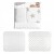 LILLY&BEN housse pour matelas à langer en éponge 50x70 x2